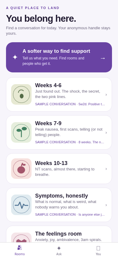 firsttrimester Product preview showing sample content